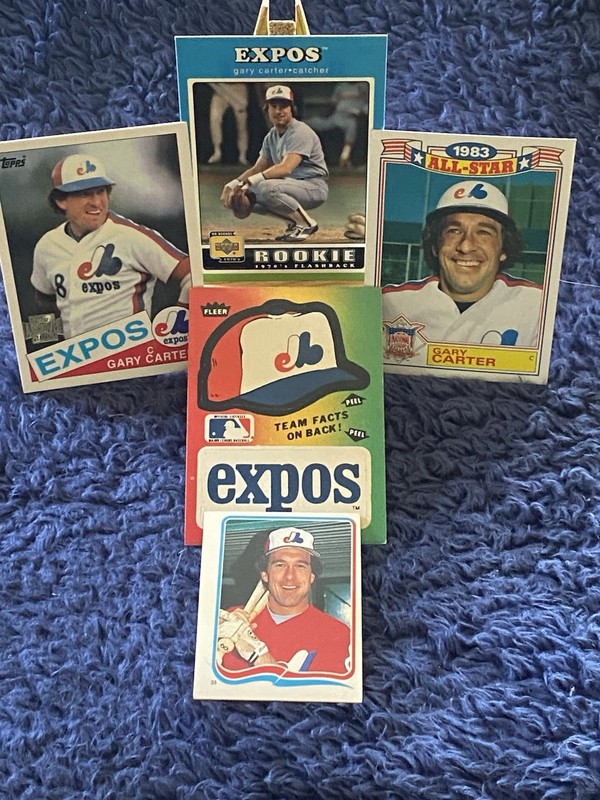 Gary Carter Expos Card Lot Topps All Star UD Rookie Flashback Fleer HOF Bundle