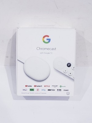 Google Chromecast TV 4K Streaming Device (GZRNL) - Open Box