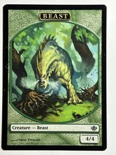 Beast Token (4/4) Duel Decks: Garruk vs. Liliana T2 LP-NM MTG Card