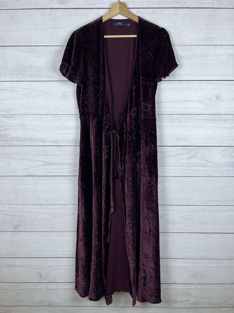 ralph lauren burgundy velvet dress Long Dresses for Women for sale Size:XX-small 9% Elastane) Lining (96% Spring_C Petites