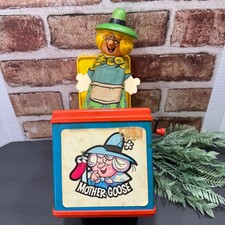 1971 Jack in Mother Goose The Music Box Wind Up Toy by Mattel USA Pop Up