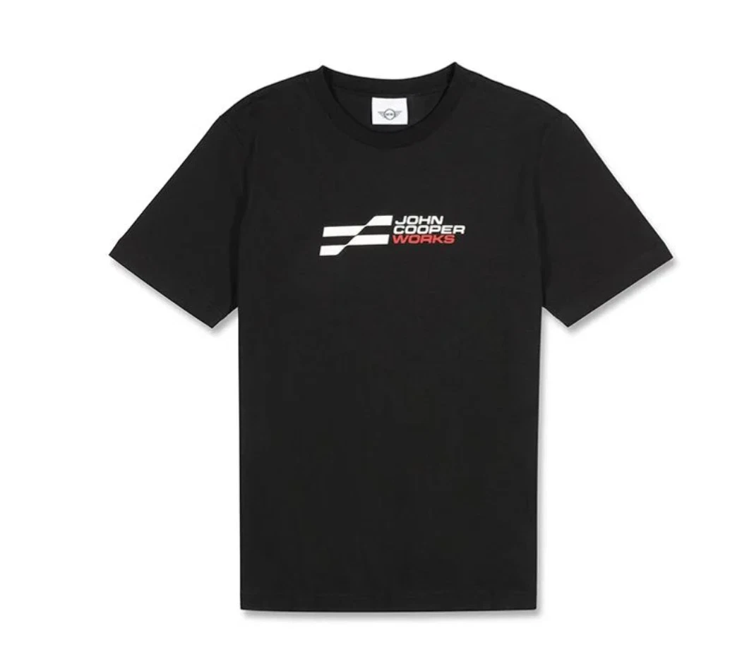 NEW MINI JCW LOGO MENS T-SHIRT IN BLACK XL 80145B54ED3