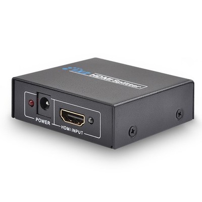 1080P 1 in 2 out HDMI-compatible Splitter 2 Port Hub Repeater Amplifier 3D 4K