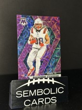 2025 Panini Mosaic Football Purple Scope Patriots Rhamondre Stevenson #196 NM