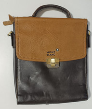 Borsa a tracolla Mont Blanc uomo pelle marrone messenger (leggere descrizione)