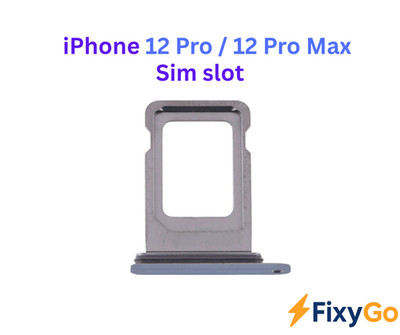 iPhone 12 Pro / 12 Pro Max SIM Karten Slot Halter Ersatz SIM Tray Blau