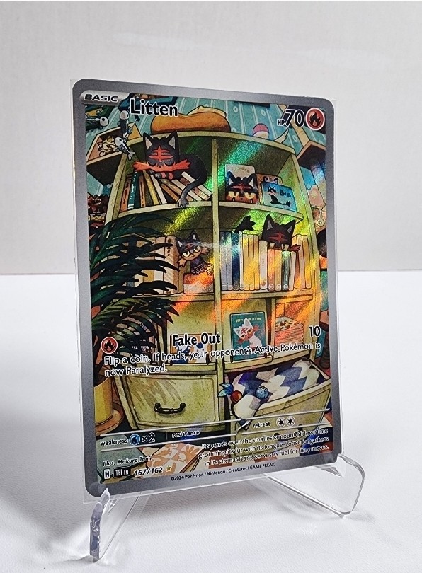 LITTEN 167/162 SV05: TEMPORAL FORCES POKEMON TCG