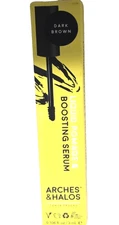 arches and halos liquid pomade boosting serum dark brown 0.106 fl oz eyebrow new