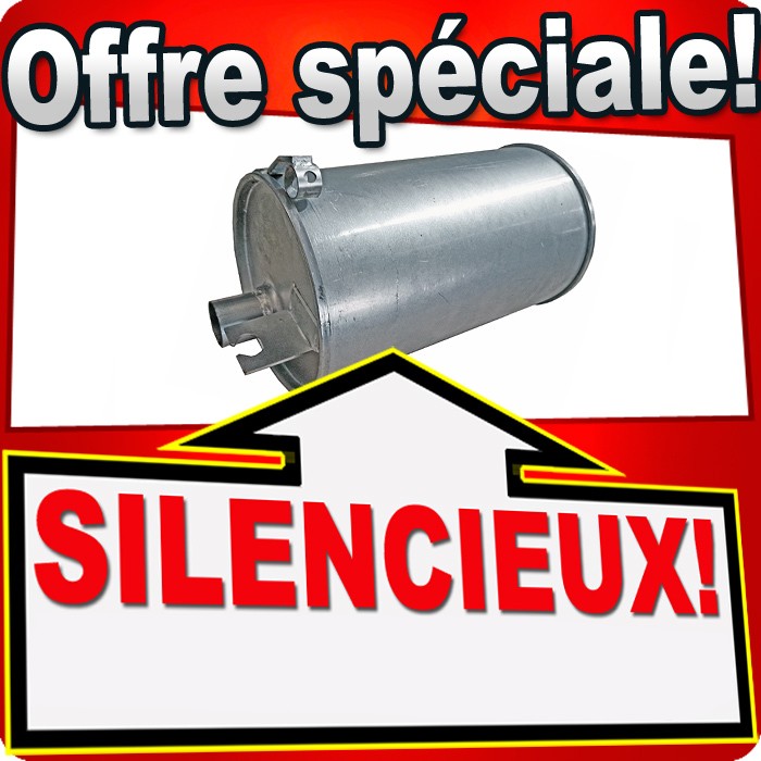 Silencieux Toyota 7 8 FG FD anti-vibration et réduction sonore échappement 10J-35