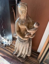 Niederl&auml;ndische Keramik Madonna 92 cm &ndash; Terraco / St. Joris