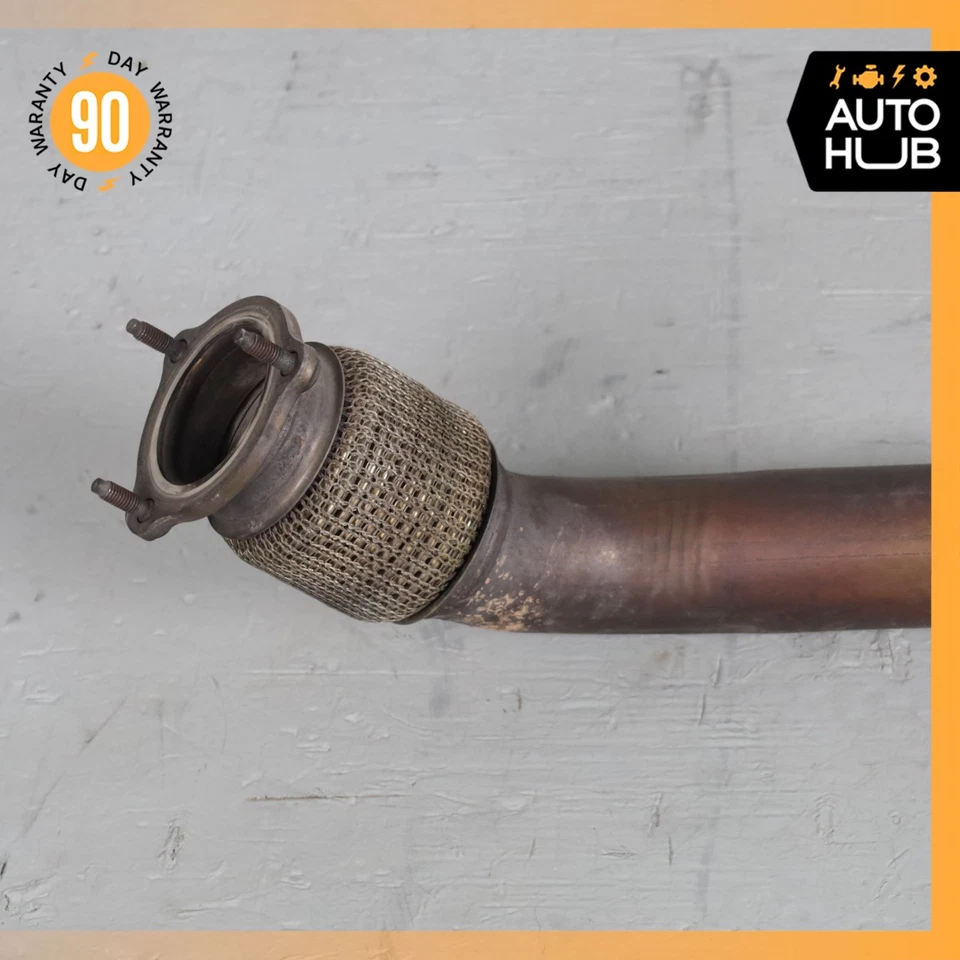 Tubo silenciador resonador escape delantero Porsche Macan 95B 17-18 8K0253211K OEM Foto 2 de 4