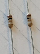 100pcs  1 Ohms Ω  5% Tolerance Carbon Film Resistor