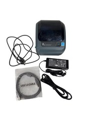 Zebra GX420d Direct Thermal Label Printer USB Ethernet Serial W/ Power Supply