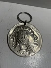 - Buffalo Nickle Keychain Coin Collecting Jewelry Crafting Country Western