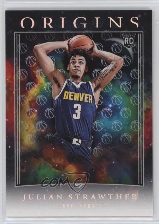 2023-24 Panini Origins Basketballs Julian Strawther #50 Rookie RC n0c