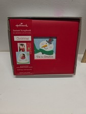 Hallmark Christmas  Tis The Season Instant Scrapbook Album 6x6 Pages - New I BOX