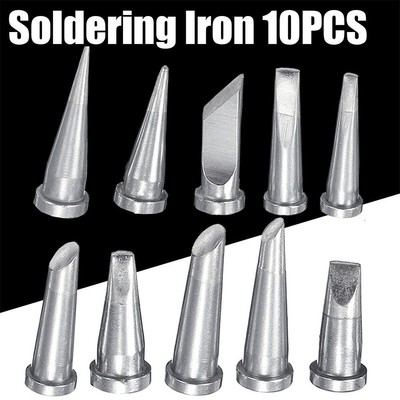 Professional 10Pc Soldering Iron Tip Set for Weller Soldering Stations