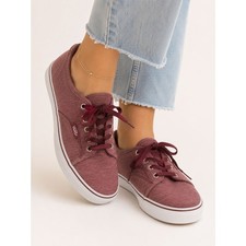 Vans Authentic Ultracush Heathered Mauve Burgundy Sneakers Women's Size 6