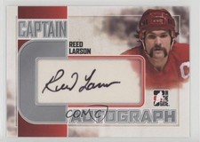 2011-12 ITG Captain-C Series Auto Silver Reed Larson #A-RLA Auto 1e15