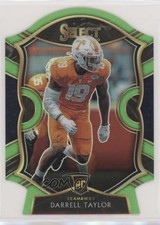 2020 Panini Select Concourse Neon Green Prizm Die-Cut Darrell Taylor #96 0q3