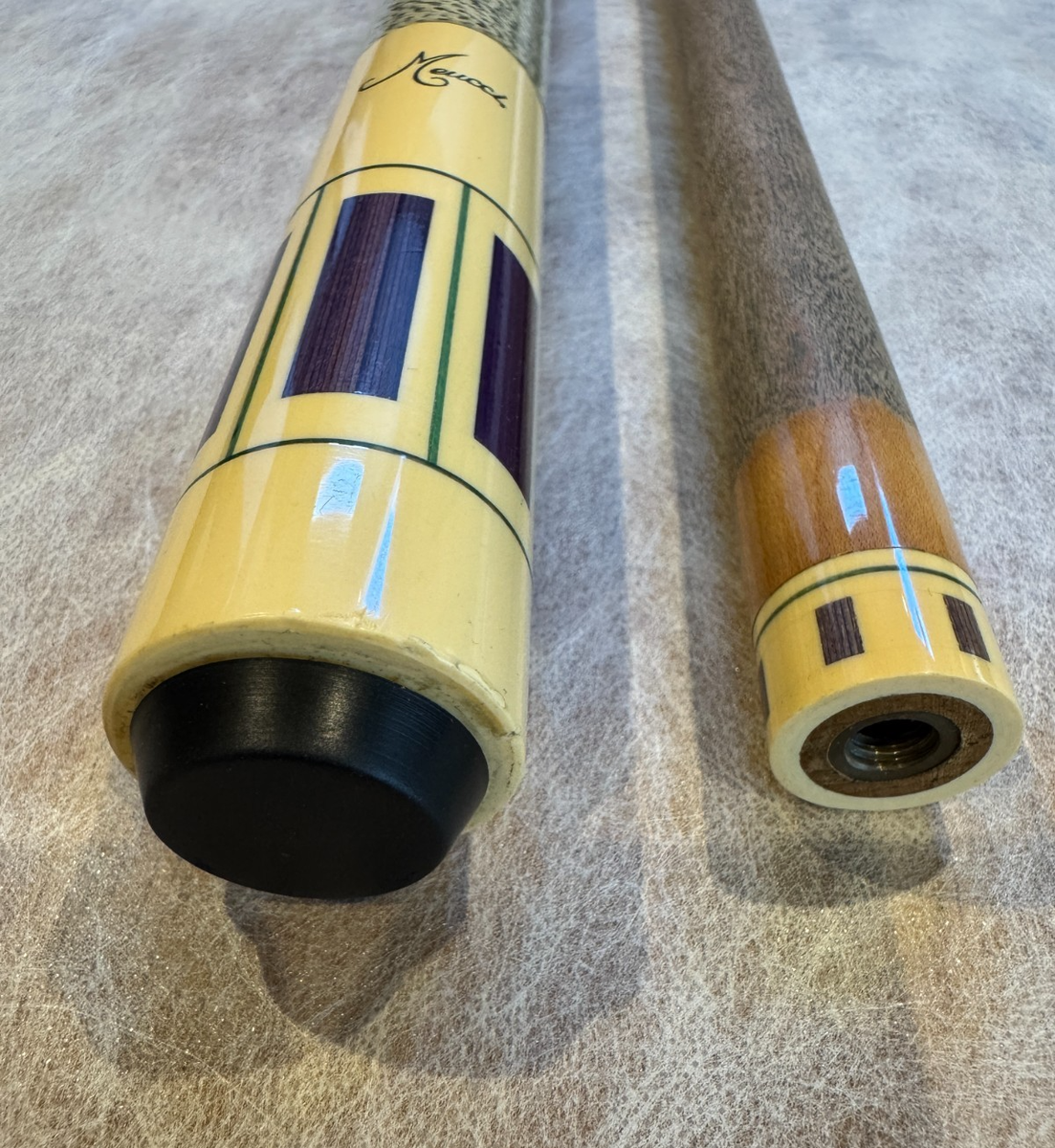 こ*ん様 オールドMEUCCI ORIGINAL キュー　バットのみ Vintage Meucci 97-9 Pool Cue 5/16-18 Joint 19.4oz Billiard Stick