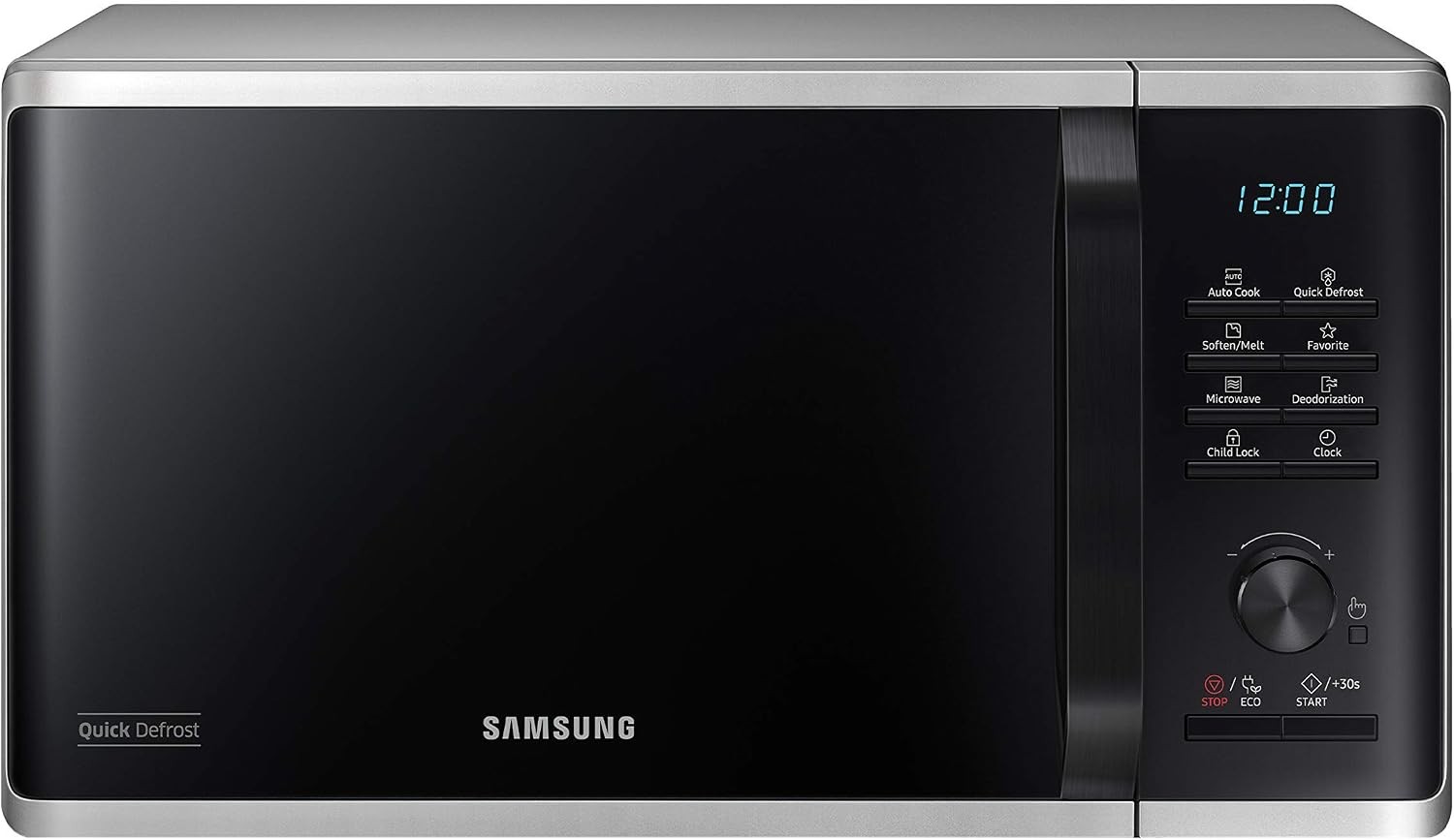 FORNO MICROONDE SAMSUNG MG2AK3515AS GRILL 23 L 1250 W DISPLAY LED NERO ARGENTO