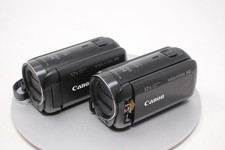 Lot of 2 Canon VIXIA HF R800 Full HD Handheld Camcorders 32x Optical Zoom Black
