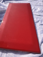 Red Tapered Edged Wall Tiles 10*20cm Two Boxes 25 Tiles 1m Square