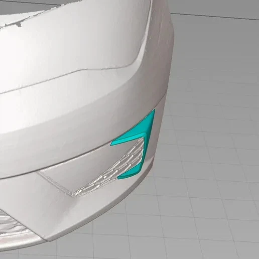 SEAT Leon CUPRA TYP5F Front Bumper Inlet Scoops 2014-2018 - Image 2 of 4