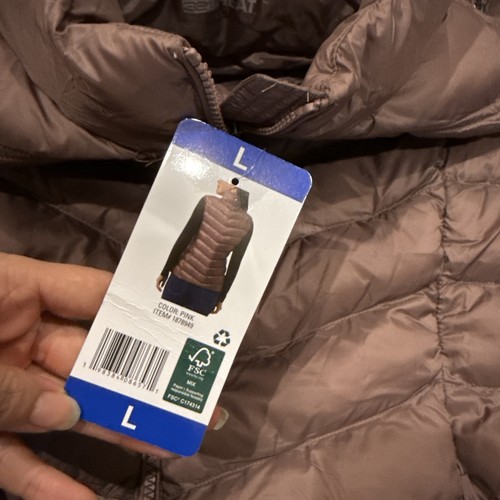32 Degrees Heat Women's Pink Lightweight Packable Puffer Vest large  - Picture 3 of 3