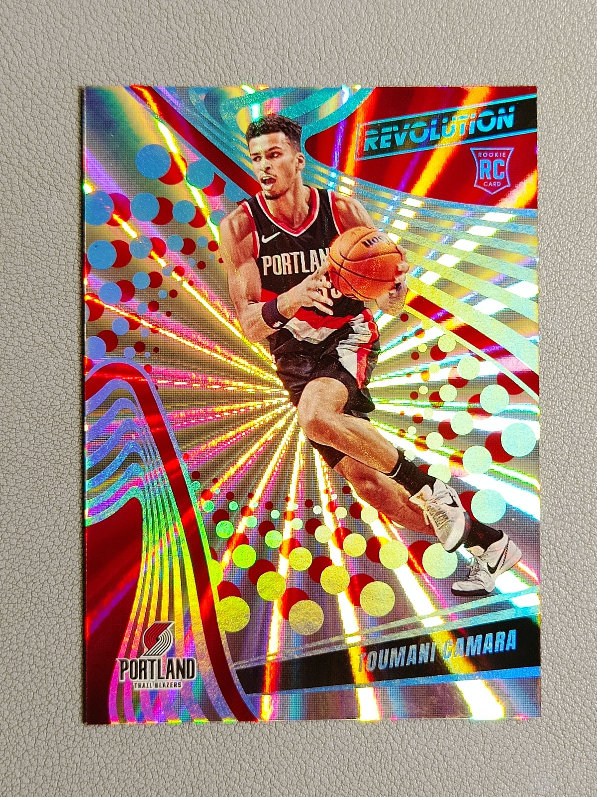 2023-24 Panini Revolution Toumani Camara 57/75 Sunburst Rookie RC #147