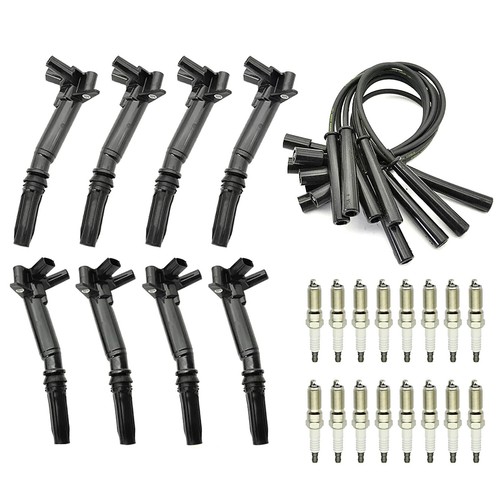 8pcs Ignition Coil Spark Plug Replacement 2010-2014 for Ford F150 UF631 UF639