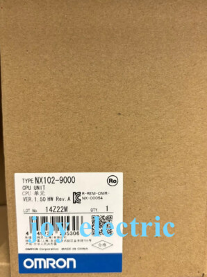 NX102-9000 NEW OMRON NX102-9000 CPU UNIT Module 1-Year Warranty Expedited Shipp