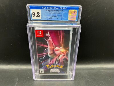 1st Print Pokemon Shining Pearl Switch CGC 9.8 A++ FACTORY SEALED MINT WATA VGA