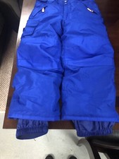 Champion Kids Ski Snow Pants Blue Size XS 4/5 Adjustable