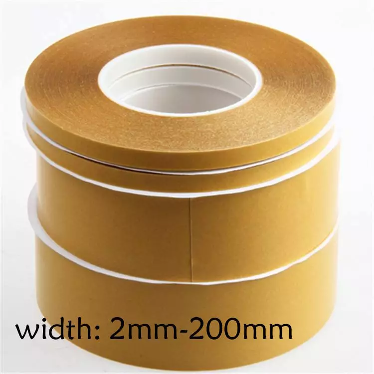 Super Thin Double-Sided Adhesive Tape Transparent High Temperature PET  5mm-70mm