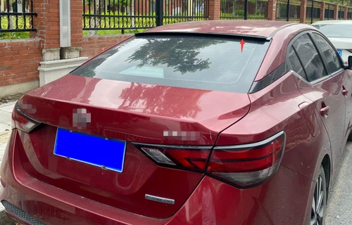Rear Roof Glossy Black Spoiler Wing For 2020-2024 Nissan Sentra Sedan - Bild 4 von 5