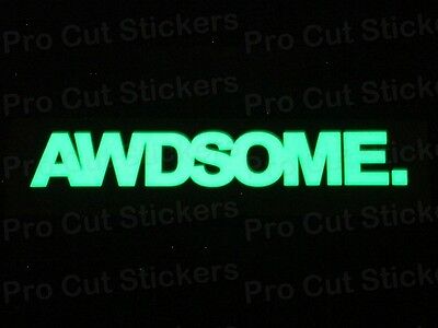 Clean Freak Small to Large Glow in the Dark Luminescent Vinyl Stickers Decals d1