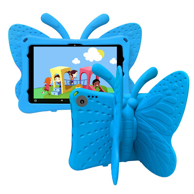 Cute Kids Case For Amazon Fire HD 10/8 Fire Max 11 EVA Butterfly Kickstand Cover