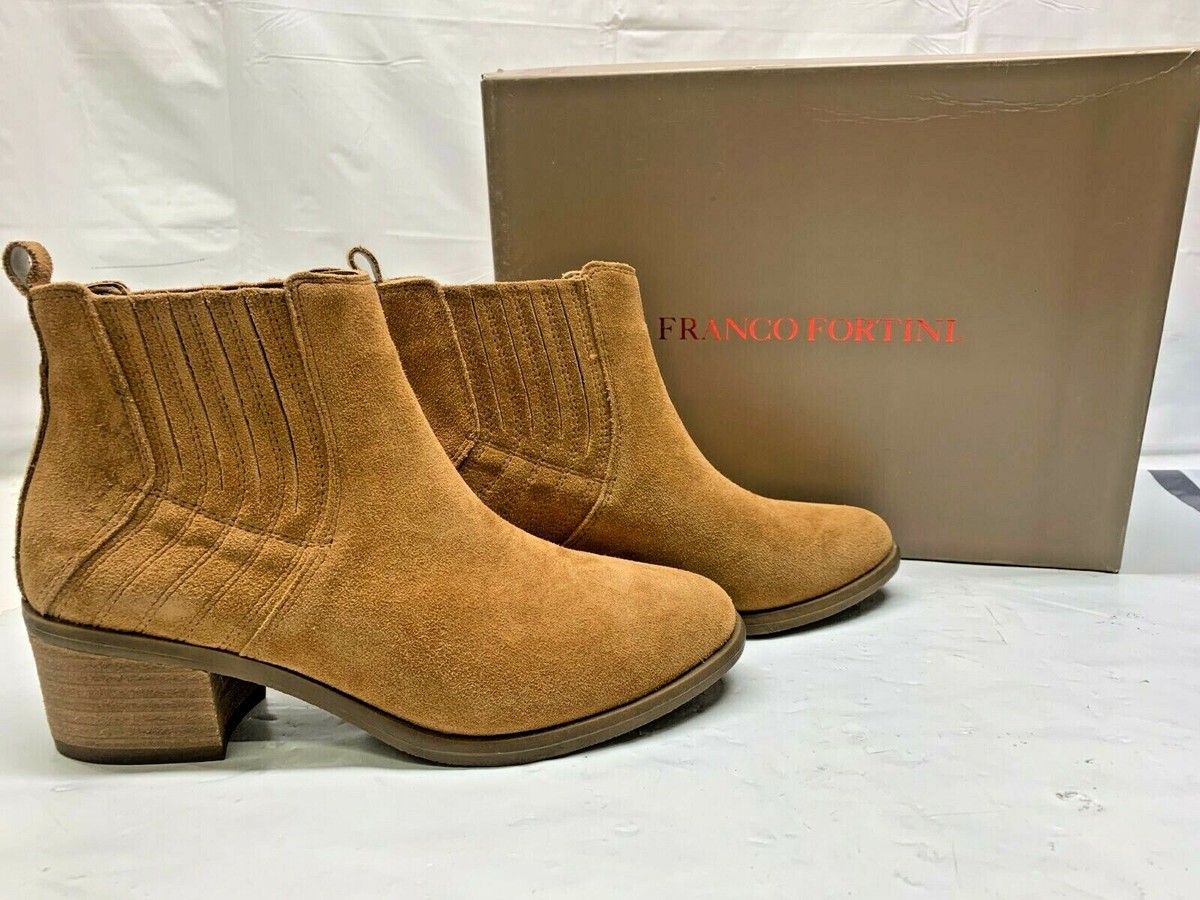 Franco Fortini Womens Darcie Upper Leather Ankle Boots Size 7M