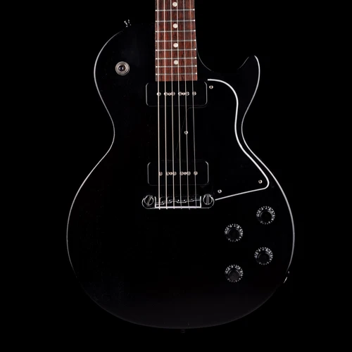 Used Gibson Les Paul Special Tribute P-90 Worn Ebony Satin Guitar With Case