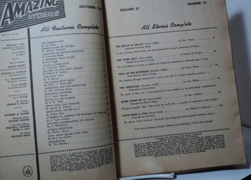 Amazing Stories - October 1947 - pulp - Picture 2 of 2