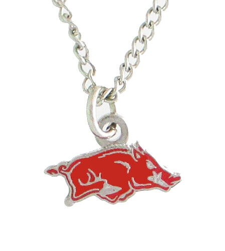 University of Arkansas Razorback Store NCAA Spring new work one after another Tone Silver Aminco Necklac
