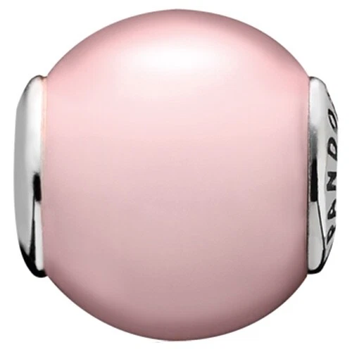 Pandora ESSENCE Caring Charm with Smooth Reconstructed Rose Quartz