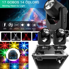 400W 10R Moving Head Light Double Prism DMX512 Gobo Stage Lighting Show w/Case