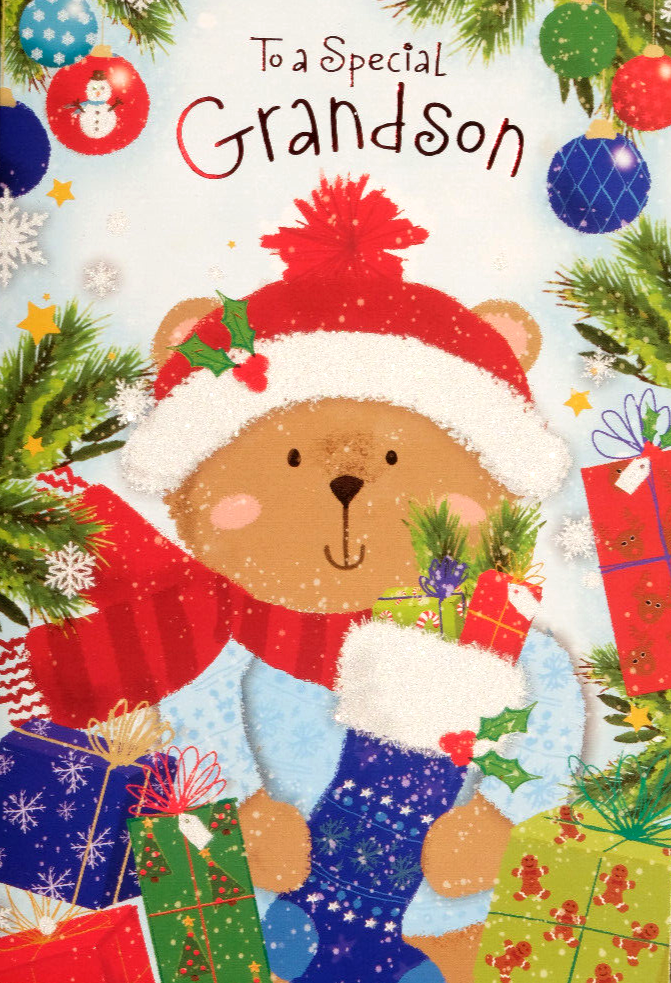 Christmas Card Special Grandson (#30327)