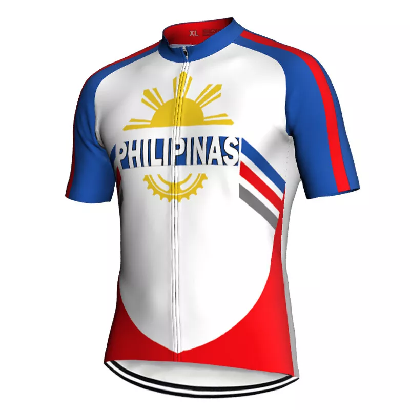 Philipinas Cycling Jersey Sweater Bicycle Bike Jacket MTB Shirt