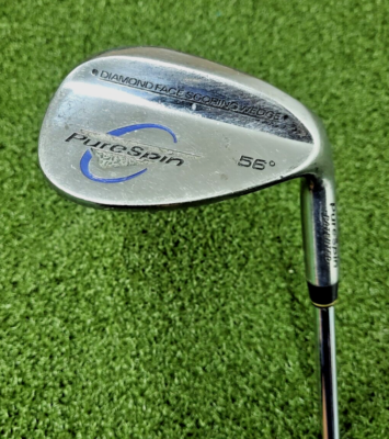 Sand Wedge PureSpin Thumper Series - 56°, Face Diamant, Shaft Acier, état Proche Neuf