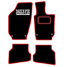 CAR FLOOR MATS FOR VW POLO 6R 2009 TO 2018 ALL WEATHER TAILORED BLACK CARPET