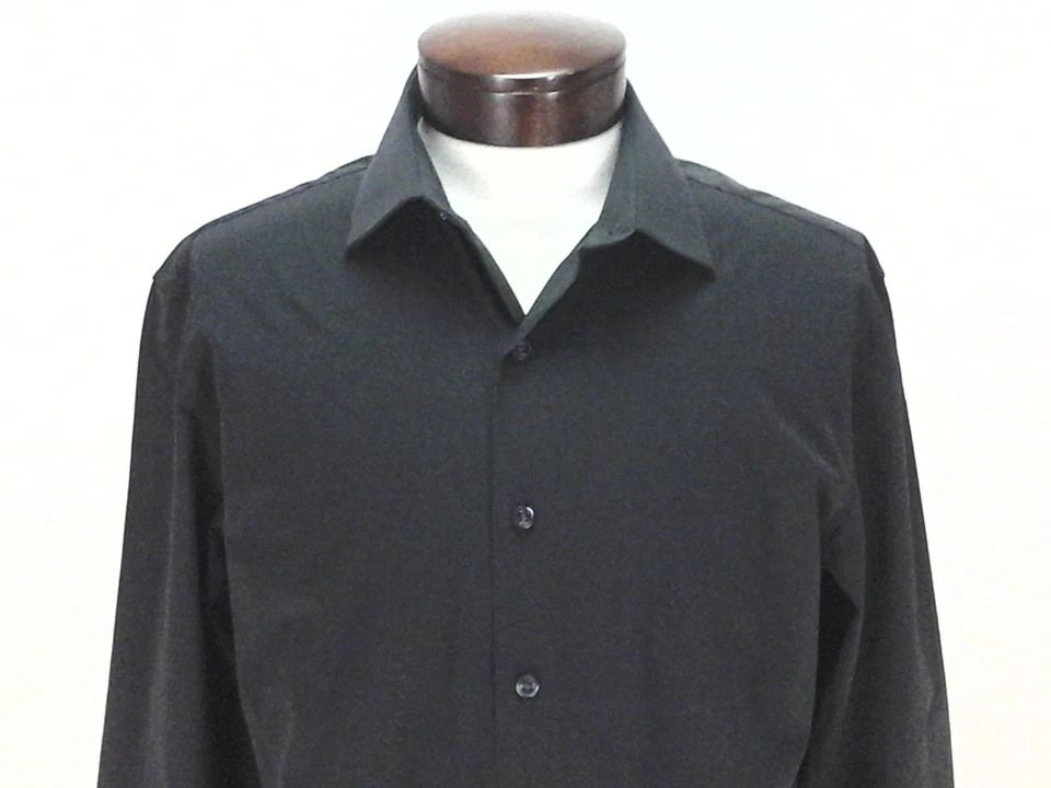 Camisa de Vestir Gris SIN LISTAR KENNETH COLE Gris L/S Calce Ajustado FÁCIL CUIDADO Para Hombres M $60 Foto 3 de 4